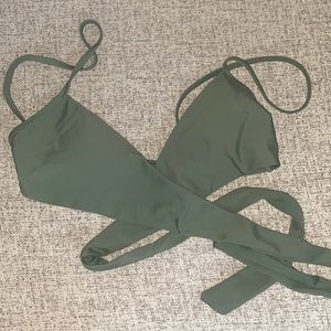 AERIE WRAP BIKINI TOP